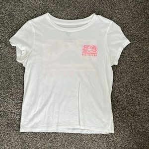White Billabong short sleeve T